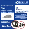 Produktbild: Für FORD Tourneo Custom V362 / F3 11.2012-05.2016 AHK abn +7pol spez. E-Satz TOP