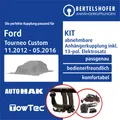 Produktbild: Für FORD Tourneo Custom V362 / F3 11.2012-05.2016 AHK abn +13pol sp. E-Satz TOP