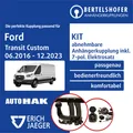 Produktbild: Für FORD Transit Custom Typ V362 06.2016-12.2023 AHK abn. +7pol sp. E-Satz TOP