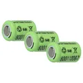 Produktbild: vhbw 3X Akku Ersatz für 1/3AAA für Modellbau (150mAh, 1,2V, NiMH)