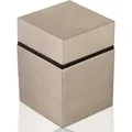 Produktbild: SOTECH Glasbodenträger CUBE 40 x 40 mm Edelstahloptik