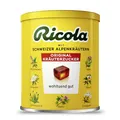Produktbild: Ricola Schweizer Kräuterzucker-Bonbons, 250g Dose Original Schweizer Kräuter-Bonbons mit 13 Alpenkräutern & wohltuendem Menthol, 1 x 250g Dose, vegan