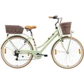 Produktbild: Cityrad BIKESTAR Gr. 46, grün, Fahrräder, Damen, 46cm, 28 Zoll (71,12cm), für Damen, Kettenschaltung