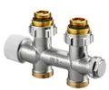 Produktbild: Anschlussarmatur Multiblock T 50mm, 1/2'' AG x 3/4'' AG, Durchgang