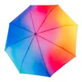 Produktbild: Knirps A.200 Medium Duomatic Regenschirm Rainbow blau rot Neu