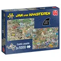 Produktbild: Jan van Haasteren, Safari & Der Sturm, 2x1000 Teile Puzzle