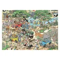 Produktbild: Jumbo jan van haasteren legpuzzel - 2in1 safari storm, 2x1000st.