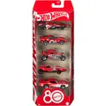 Produktbild: Hotwheels Hot Wheels Spielfahrzeug Mattel 80. Jubiläum 5er-Pack