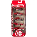 Produktbild: MATTEL® JGK08 Hot Wheels Mattel 80th Anniversary 5-Pack, NEU & OVP