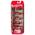 Produktbild: Mattel Set Auto Modelle Hot Wheels 80° Anniversary Rot