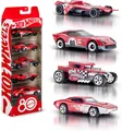 Produktbild: Hot Wheels Spielzeugautos, 5er-Pack Spielzeugautos im Maßstab 1:64 mit Deko