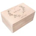 Produktbild: Creative Deco Personalisiert Geschenke Wunschtext Holzkiste | Dein Text