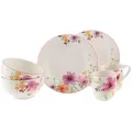 Produktbild: Villeroy & Boch Kombiservice Mariefleur Basic, Mehrfarbig, Keramik, 8-teilig, Floral, 350 ml,750 ml, 20x33x35 cm, Essen & Trinken, Geschirr, Geschirr-Sets, Kombiservice