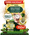 Produktbild: Nachsaat Rasensamen Grassamen schnellkeimend Turbo Sport Spiel Rasen (3 kg)