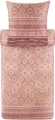 Produktbild: Bassetti Baumwollsatin-Bettwäsche-Garnitur HANBURY Farbe PUDERROSA P1 Größe 135x200+80x80