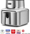 Produktbild: Cosori Iconic Single Heißluftfritteuse 6,2 l Edelstahl 1725 W CAF-SE601S-CEU