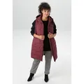 Produktbild: Steppweste ANISTON PLUS, Damen, Gr. 48, bordeauy, Steppware, Obermaterial: 100% Polyamid. Futter: 100% Polyester. Wattierung: 100% Polyester, unifarben, figurumspielend kniebedeckend, Westen Steppweste, trendige wattierte Steppweste