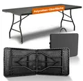 Produktbild: Buffettisch klappbar I Gartentisch Polyrattan I Biertisch Rückläufer - B-Ware