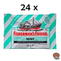 Produktbild: Fisherman`s Friend Menthol-Pastillen Mint ohne Zucker 24x 25g