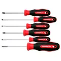 Produktbild: GEDORE red Schraubendrehersatz, PZ+SL 6-teilig - schwarz | rot