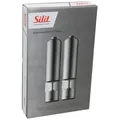 Produktbild: Silit Salz-/Pfeffermühle Elektromühlen-Set, 2-teilig silberfarben