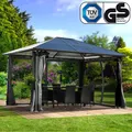 Produktbild: BRAST Pavillon Aluminium 3x3m 3x4m 3,6x4,8m Garten Pavilon Pavillion Festzelt