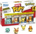 Produktbild: Pokémon - Bisasam Flamara Pichu Glurak Bitty Pop! Funko
