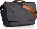 Produktbild: ESTARER Umhängetasche/Laptoptasche 15.6 Zoll für Arbeit/Uni aus Canvas Grau