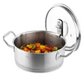 Produktbild: SILBERTHAL Kochtopf Topf 20cm 2.5L mit Deckel, (1-tlg)