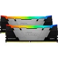 Produktbild: DIMM 32 GB DDR4-3600 (2x 16 GB) Dual-Kit, Arbeitsspeicher schwarz, KF436C16RB12AK2/32, Renegade RGB, INTEL XMP