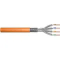 Produktbild: Digitus Netzwerkkabel DK-1743-VH-050, orange, Cat 7, 1200MHz, 10Gbit/s, S/FTP, Dca, 50 m
