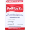 Produktbild: FolPlus + Vitamin D3 Mini-Tabletten, 90 St. Tabletten