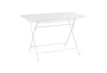Produktbild: en.casa Klapptisch, Gartentisch »Sande« rechteckig Stahl 71x70x110 cm Weiß