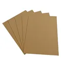 Produktbild: ESTEXO MDF Platten Holzplatten 42x30 cm 5er Set Holz-Platten Zuschnitt für Deko DIY