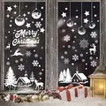 Produktbild: Fensterbilder Weihnachten,Schneeflocken Fensterdeko Selbstklebend 9 Blätter Weihnachtliche Fensterbilder für Winter Weihnachts Fenster,Dekoration,Fensterscheiben,Vitrinen,Schneeflocken Weihnachtsdeko