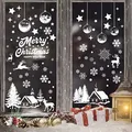 Produktbild: Fensterbilder Weihnachten,Schneeflocken Fensterdeko Selbstklebend 6 Blätter