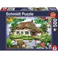 Produktbild: Schmidt Spiele Puzzle Romantisches Landhaus. 500 Teile, 500 Puzzleteile