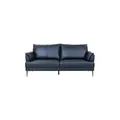 Produktbild: Furnhouse Einzelsofa aus Echtleder Soul ¦ schwarz ¦ Maße (cm): B: 195 H: 88