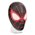 Produktbild: Paladone Miles Morales Spider-Man-Maskenleuchte, wandmontierbare oder freistehende LED-Lampe, offizielles Lizenzprodukt von Marvel Comics für Schlafzimmer, Zuhause und Sammler, Geschenkideen