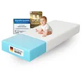 Produktbild: Arensberger Kindermatratze Babymatratze NORA 60x120cm Bezug waschbar & abnehmbar punktelastischer Gelschaum Jugendmatratze, allergikerfreundlich premium Bezug