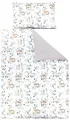 Produktbild: TupTam Kinder Bettwäsche Gemustert 2-Teilig Wendebettwäsche, Farbe: Hasen/Rehe im Laub, Größe: 120x90 cm