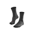 Produktbild: FALKE Herren Socken Multipack - Trekking Socken TK2, Polsterung, Merino-Wollmix Anthrazit (3180) 46-48 2er Pack (2x1P)