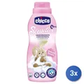 Produktbild: 3x Chicco Weichspüler 750 Ml Bimbo 0+ Konzentriert Delikat Weiß