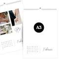 Produktbild: heaven+paper A3 Fotokalender immerwährend jahresunabhängig ohne Jahr zum selbstgestalten Wandkalender im eleganten Design, modern & schick ideal zum verschenken (Simplicity, A3)