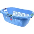 Produktbild: Lockweiler 1036365/390 Ergo Wäschekorb, 65 x 45 x 25 cm, 28 Liter, aquamarine - Blau