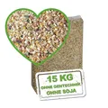 Produktbild: MeineHennen KÖRNER VITAL 15 kg. Premium Hühnerfutter, Wachtelfutter, Körnerfutter, Geflügelfutter und Hennenfutter. Alleinfutter für Hühner, Wachteln, Legehennen