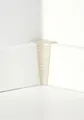 Produktbild: Classen Innenecke für Clip-Leiste foliert 58 x 19 mm eiche weiß Holzpore
