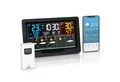 Produktbild: Brandson Funk mit Außensensor, Funkwetterstation, Wlan/WIFI, App Wetterprognose Wetterstation (mit Außensensor, Farbdisplay, UV-Index, Barometer, Luftfeuchtigkeit, Wecker)