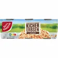 Produktbild: Gut&Günstig Kichererbsen im Aufguss 3x200g Dose