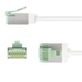 Produktbild: Patchcord Kat.8.1-0500 U/FTP SLIM LSZH-TPE weiß/5m/ 74363